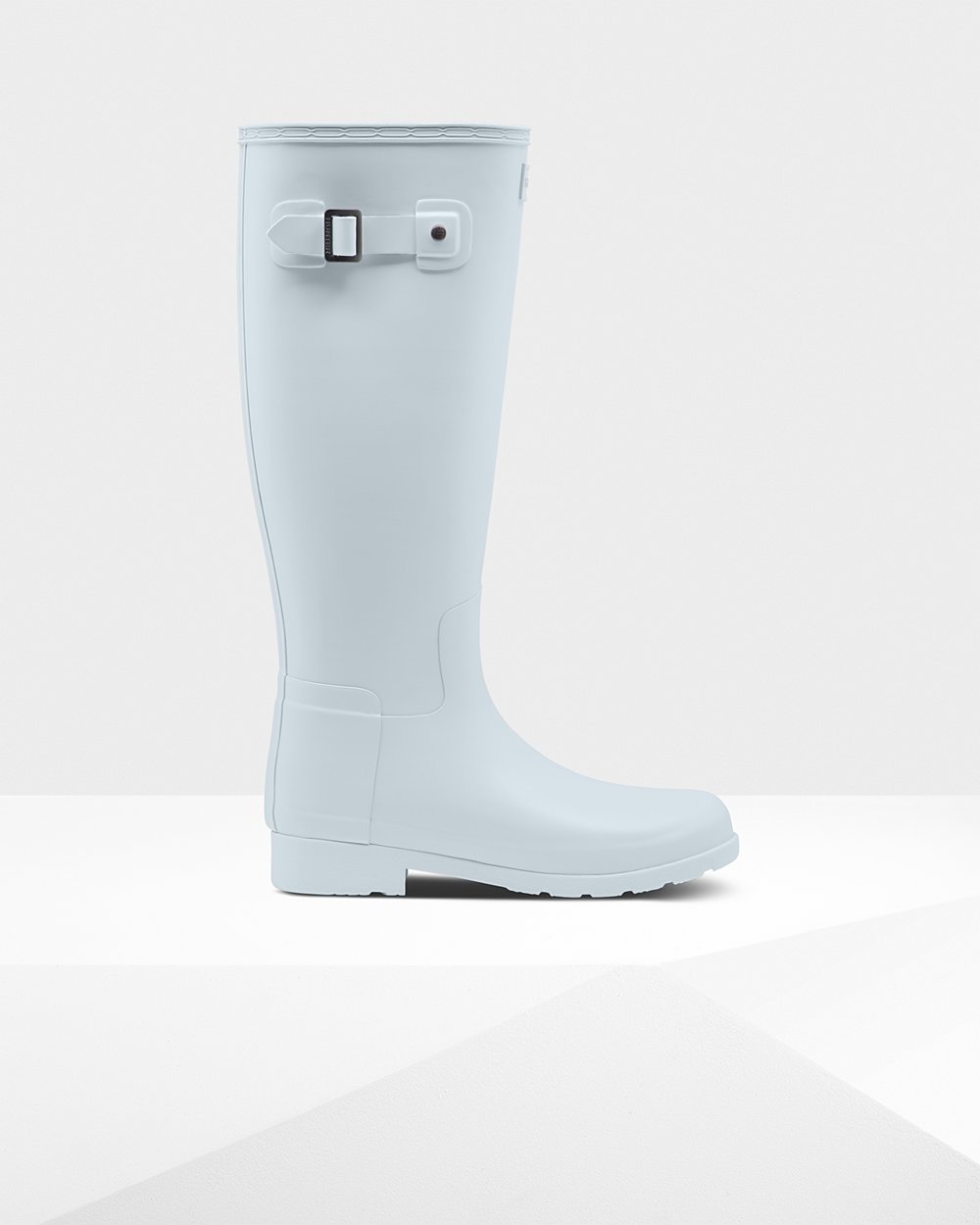 Womens Hunter Tall Rain Boots Grey - Original Refined - 7143285-WK